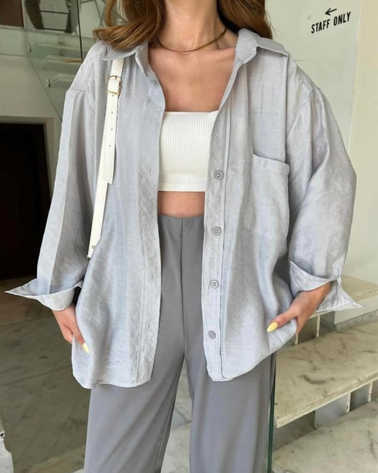 Oversized Grey Shirt
