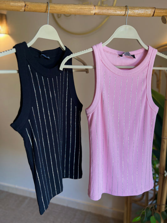 Glammy Pink Tank Top