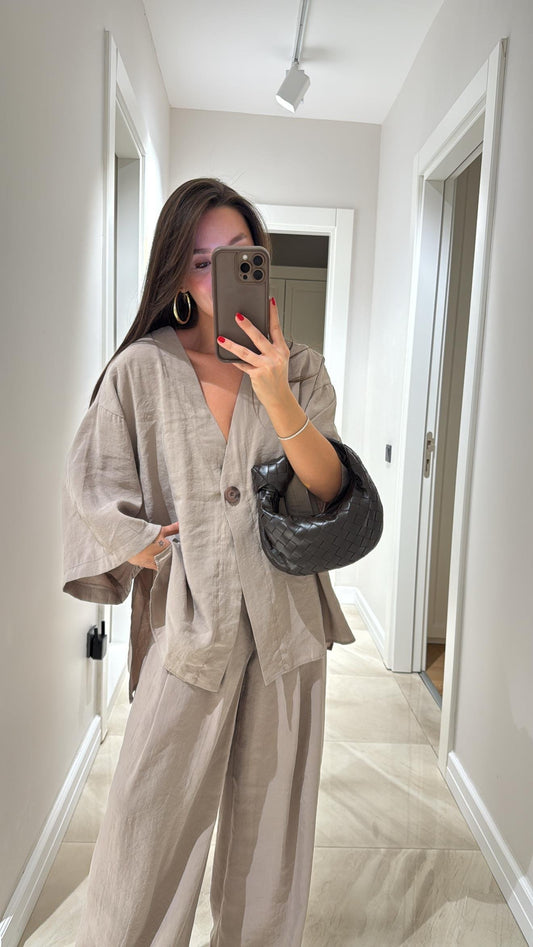 Greig Solo-Button Oversized Set