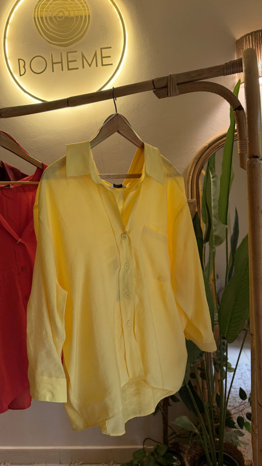 Oversized Yellow Shirt