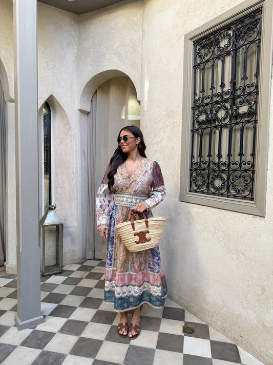 The Spanish Zimmer Lace Floral Dress