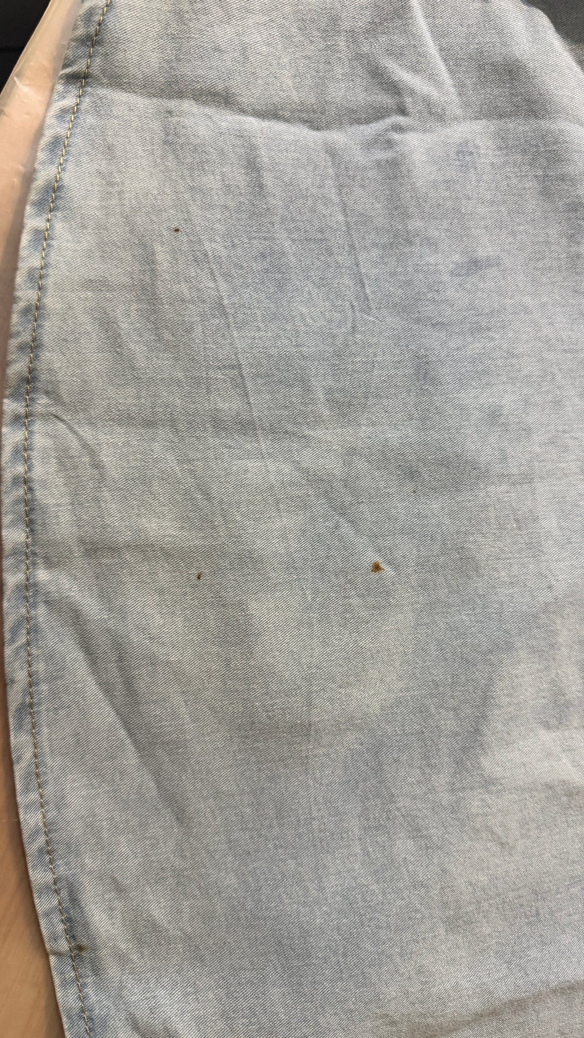 Pearl Blue Jeans Shirt (DEFECTED)