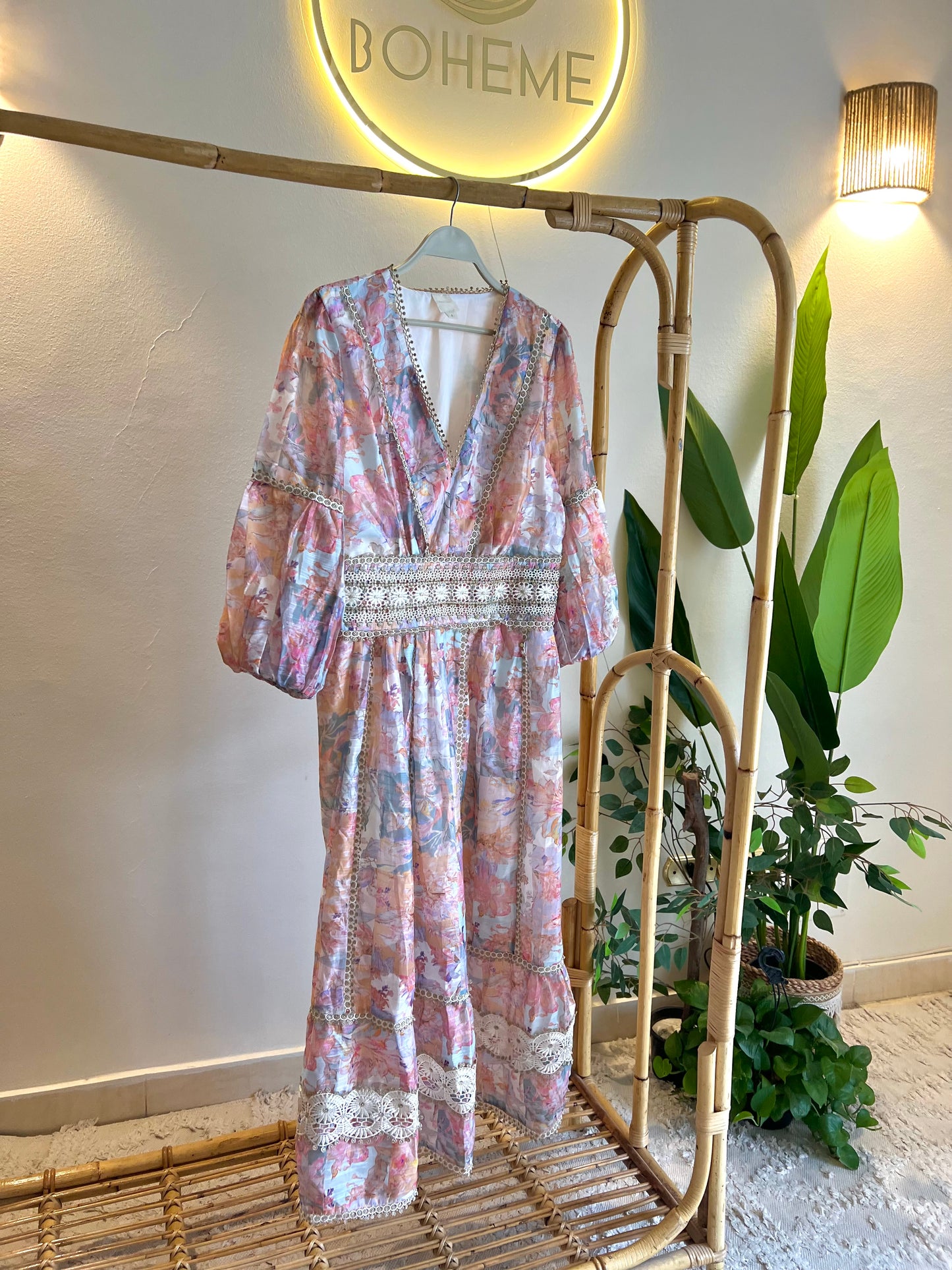 The Spanish Zimmer Lace Floral Dress