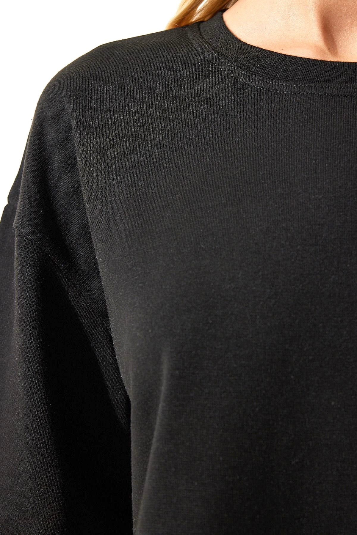 Washed Grey Crop T-Shirt