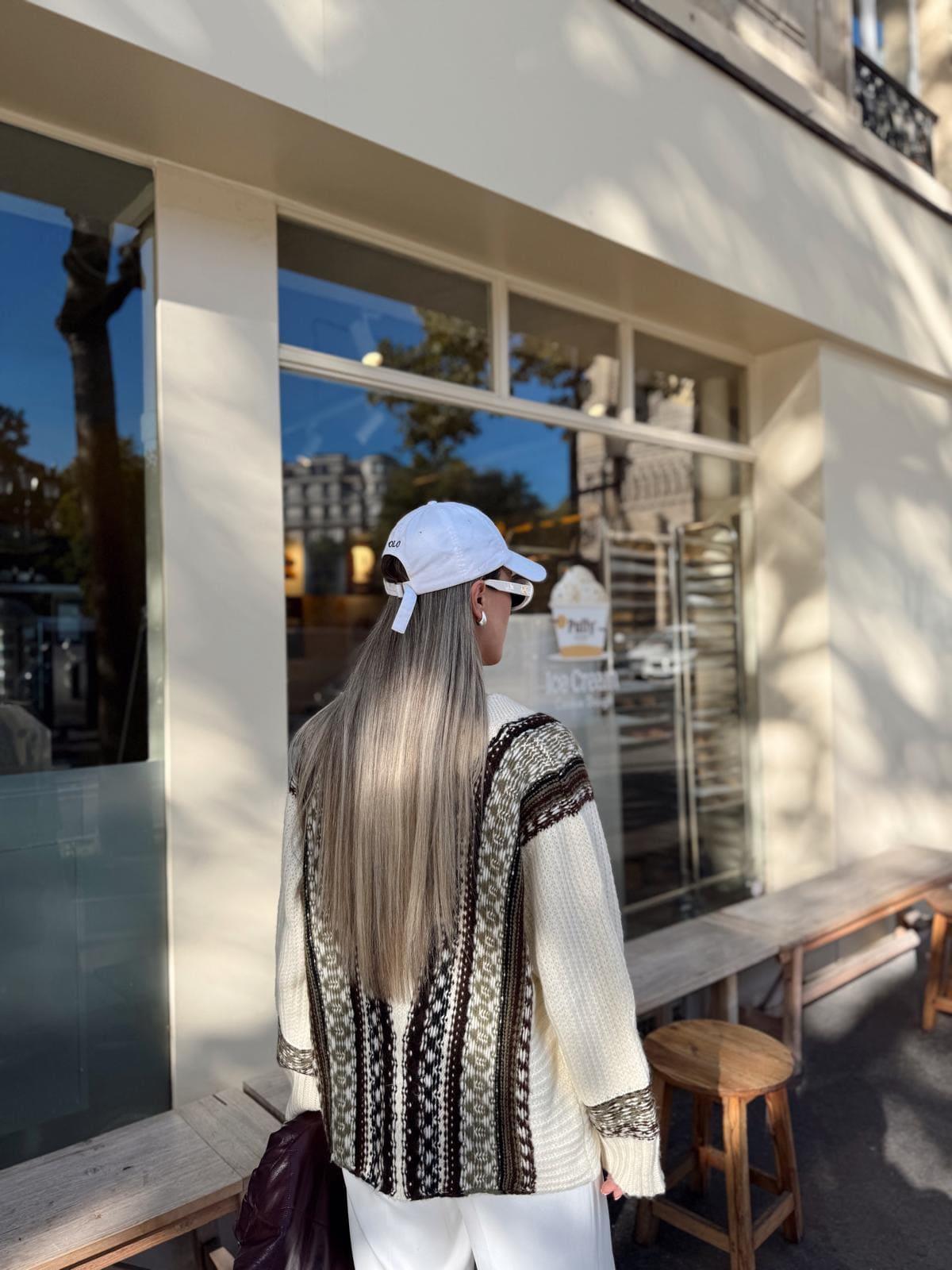 Vintage Cream X Neutral Cardigan