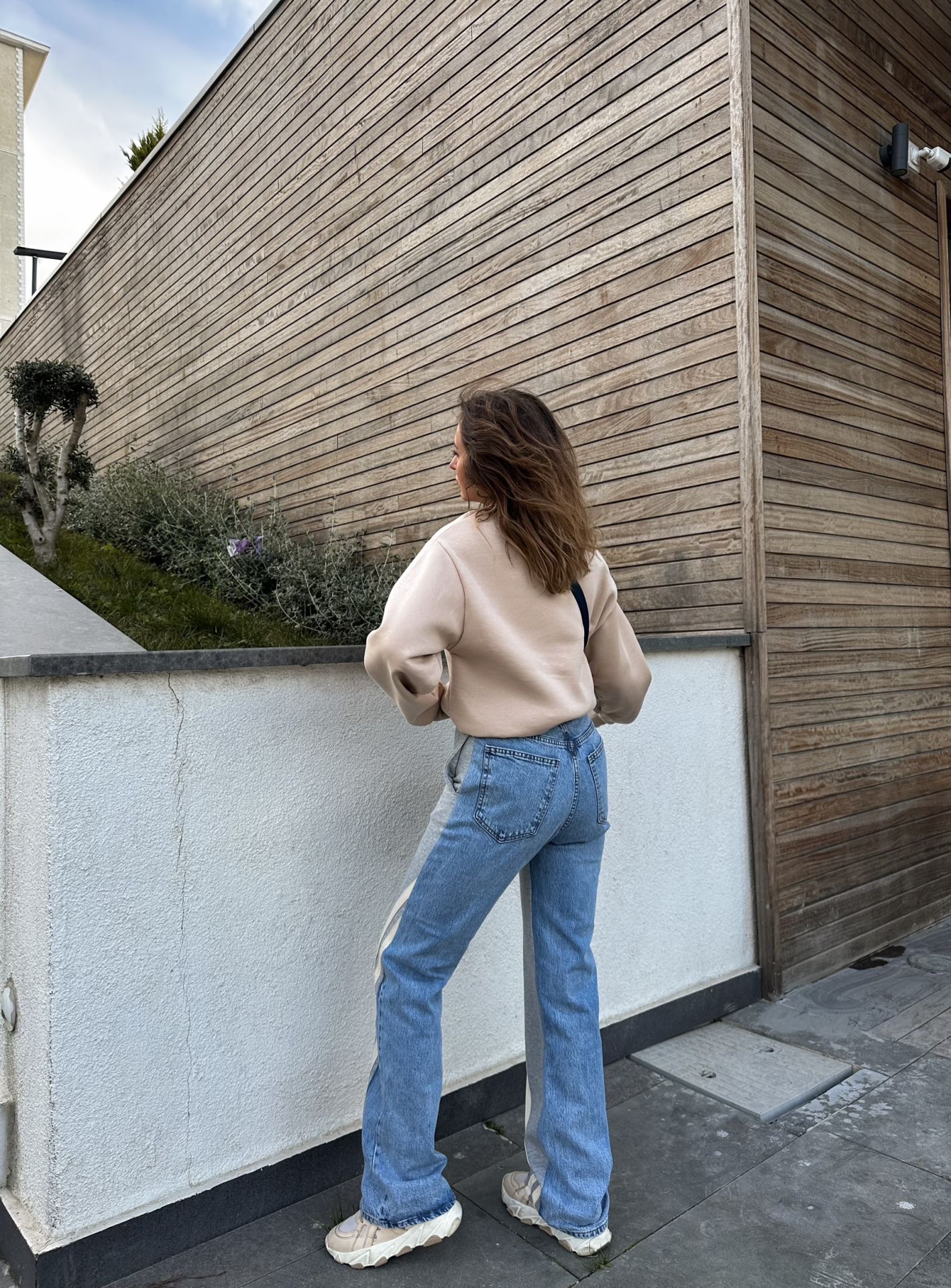 Denim X Grey Melton Pants