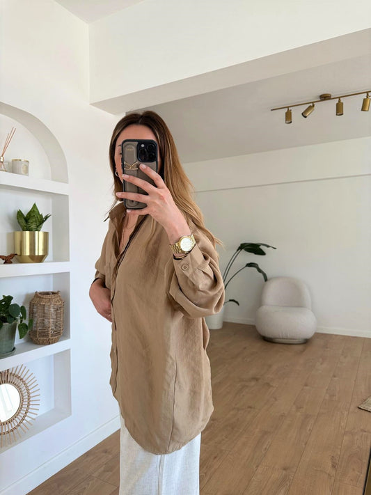 Oversized Cafe Shirt