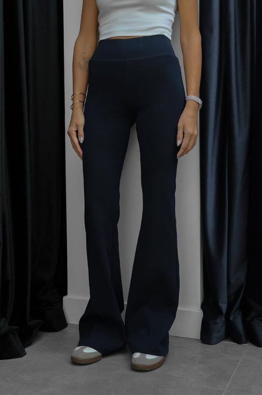 Navy Flare Yoga Pants