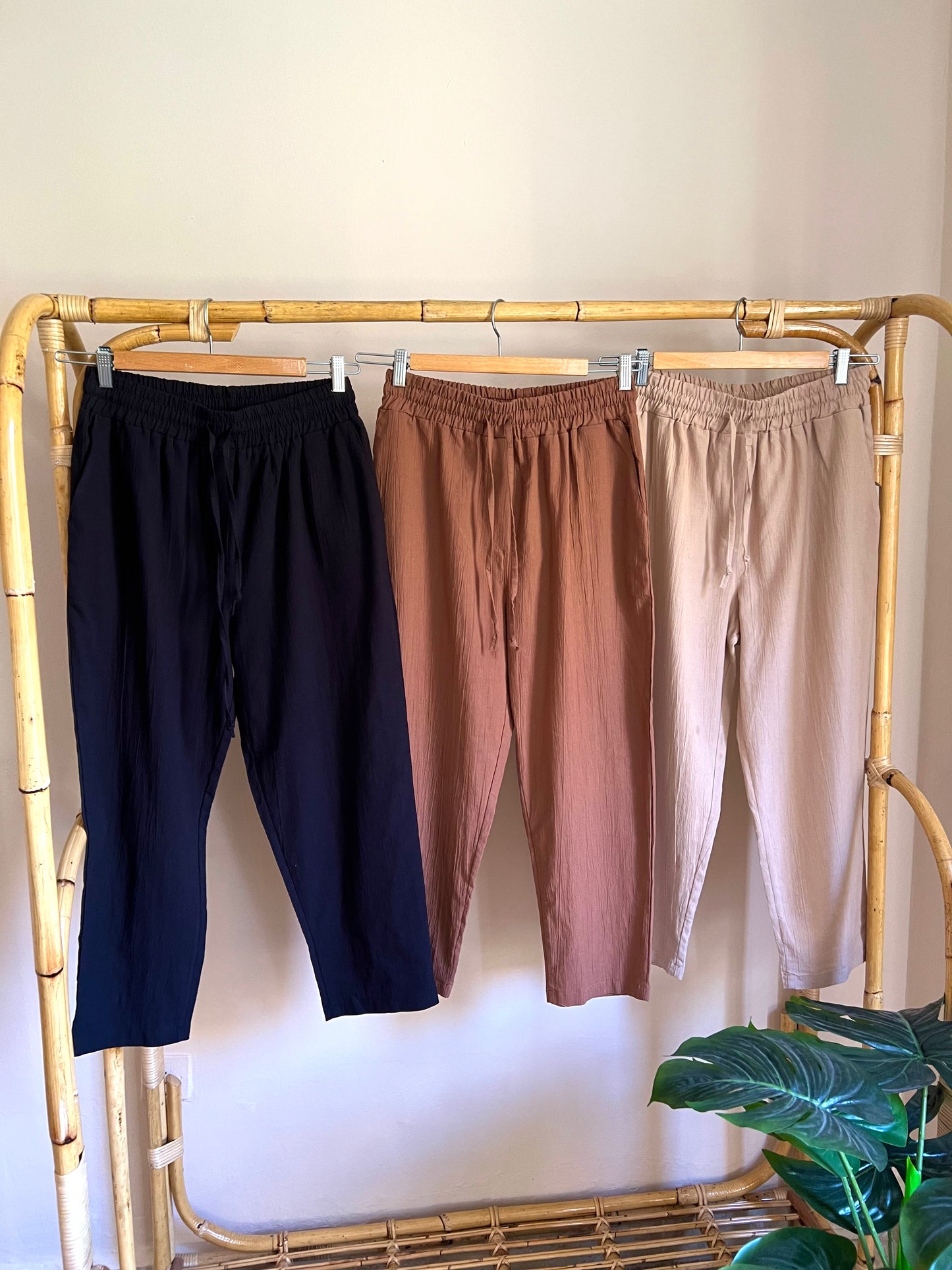 Cotton Carrot Pants