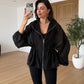 Sparkly Organza Black Studded Jacket