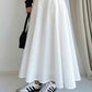 White Embroidered Cut Out Skirt