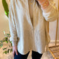 Mesh Beige Zip Up Jacket