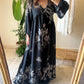 Black Grey Hawaii V Neck Dress