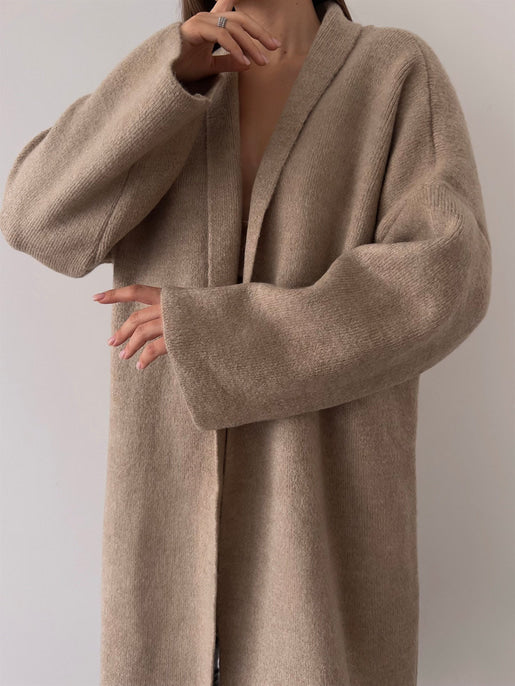 Cafe Heavy Longline Coat Cardigan