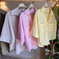 Beige Linen Half Sleeves Shirt