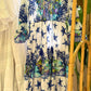 Antica Sartoria Blue Starfish Dress With Handmade Embroidery Beads