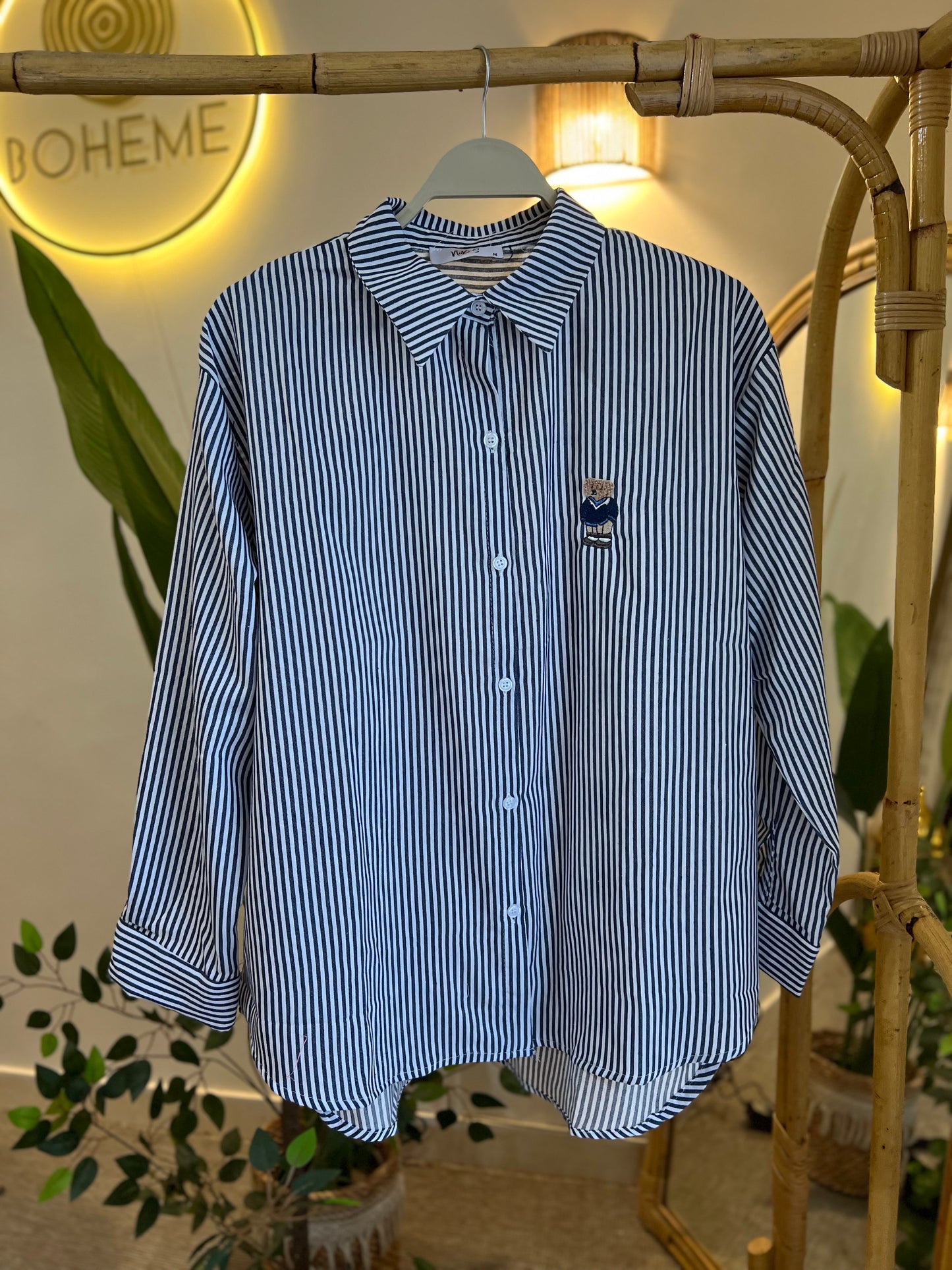 The Striped Blue Bear Shirt
