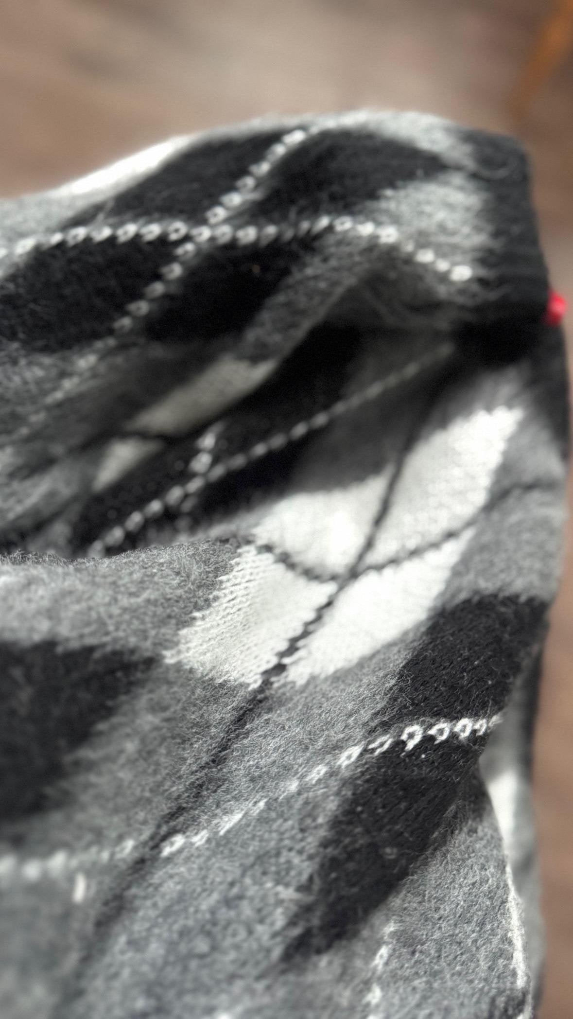 Black X Grey Baklava Pullover With Slits
