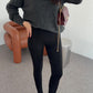 Black Stirrup Leggings
