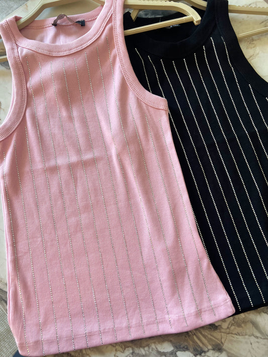 Glammy Pink Tank Top