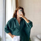 Oversized Forest Green Shirt