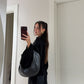 The Butterfly Black Triko Jacket