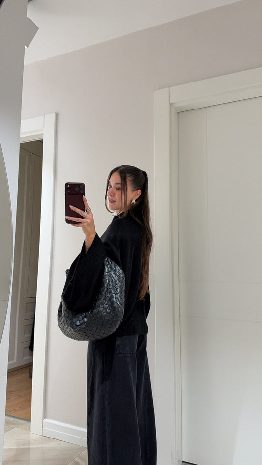 The Butterfly Black Triko Jacket