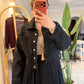 Glam Black Denim Cropped Jacket