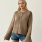 Cafe Cardigan With Bell Sleeves