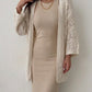 Off White Crochet Kimono
