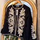 Arabian Black X Beige Embroidered Jacket