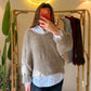 Cafe Boat Neck Heavy Pullover