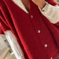 Burgundy Vest With Rhinestone Buttons