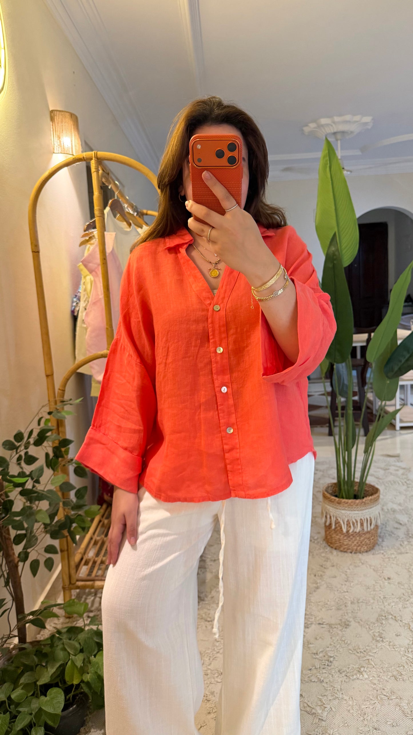 Premium Linen Watermelon Shirt