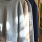 Grey Melton Sweatshirt With White Extension