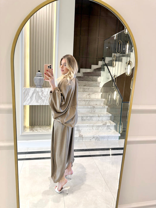 Bomber Jacket & Pants Oversized Set