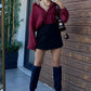 Oversized Burgundy Shirt