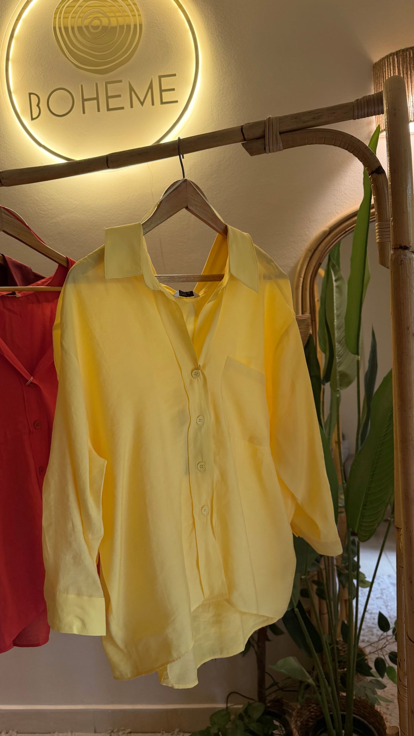 Oversized Yellow Shirt