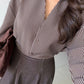 Brown Striped Cotton Shirt