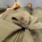Olive zipped Belted Top