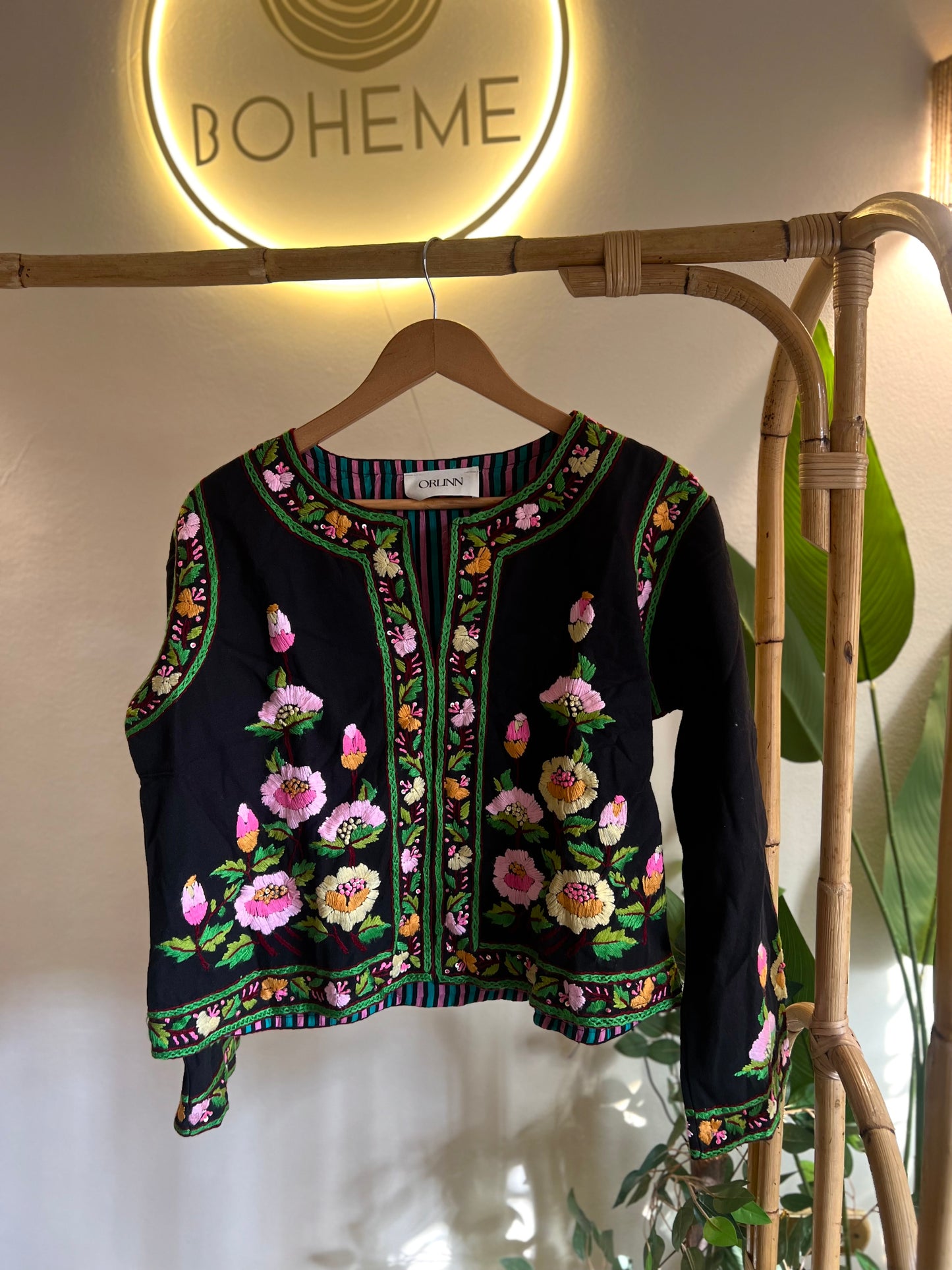 The Spanish Black Embroidered Jacket