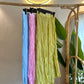 Pink Crinkled Cotton Inlined Skirt