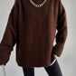 Brown Oversized Pullover