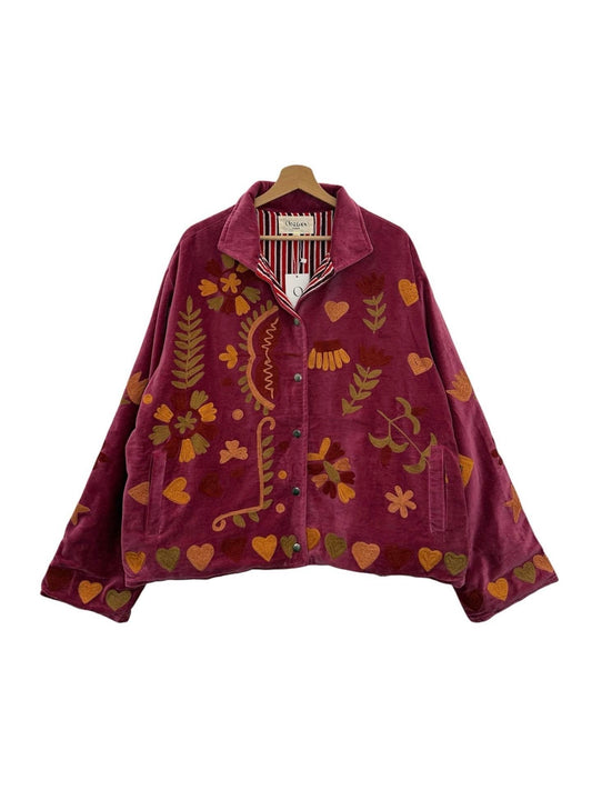 Mulberry Premium Embroidered Velvet Jacket