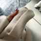 Beige Heavy Longline Coat Cardigan