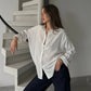 The White Striped Oversized Shirt