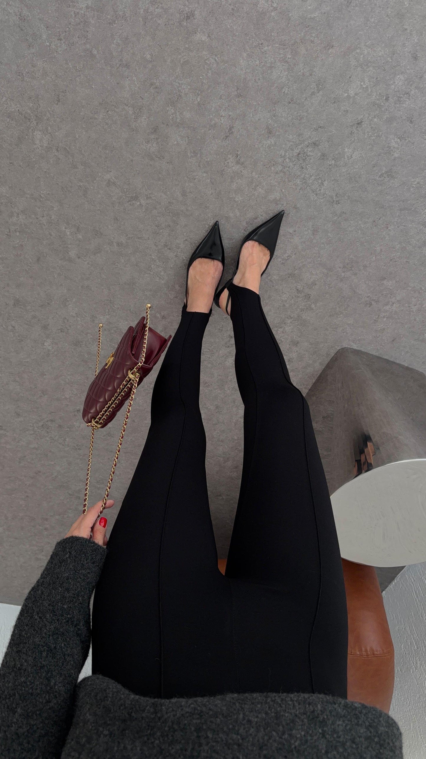 Black Stirrup Leggings