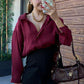 Oversized Burgundy Shirt