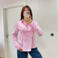 Pink Corset Shirt (Petite Size)