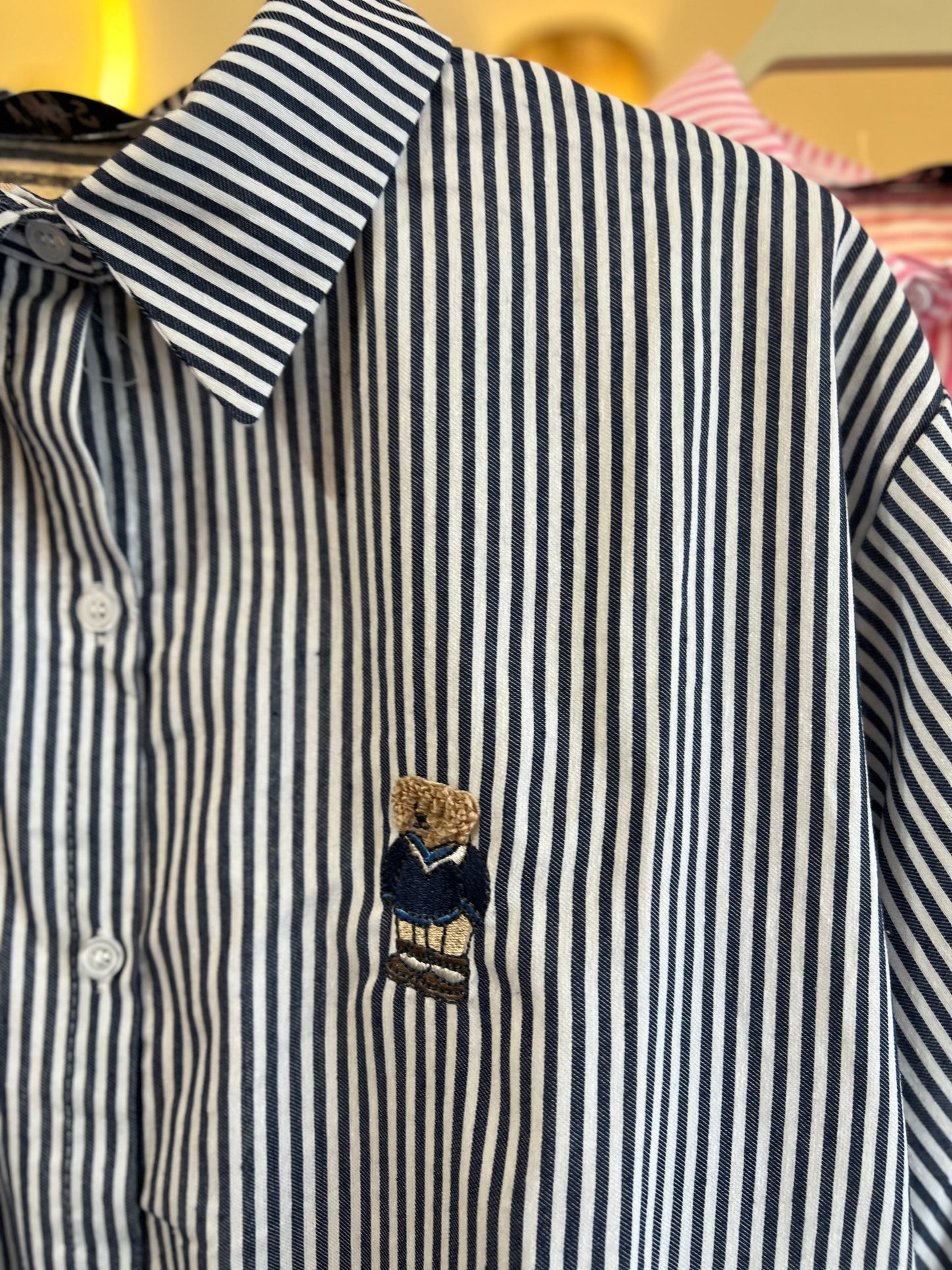 The Striped Blue Bear Shirt